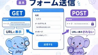 GETとPOSTの違い｜フォーム送信の基本を整理する